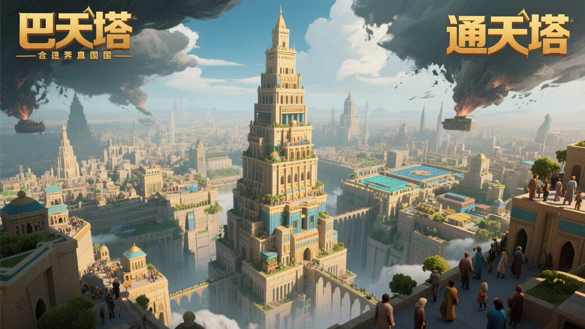 《巴别塔：垂直国度》城市建造新体验，试玩开启直指云霄！
