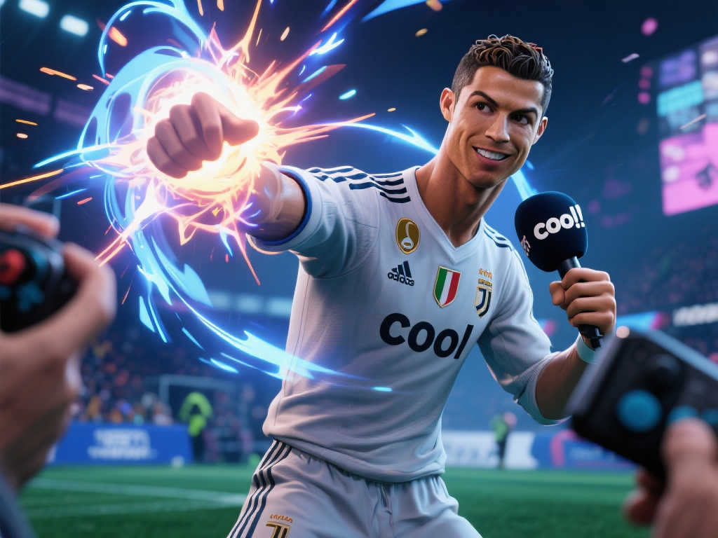 C罗为自己《饿狼传说 群狼之城》中的炫酷必杀技点赞！